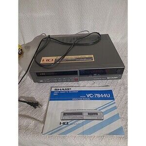 Sharp high quality , double comb , built VHS with tuner  VCR